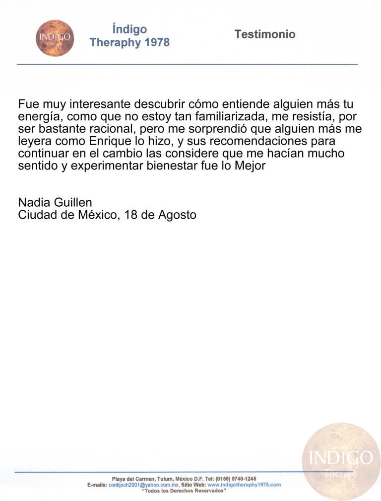Testimonio 18 abril 2016