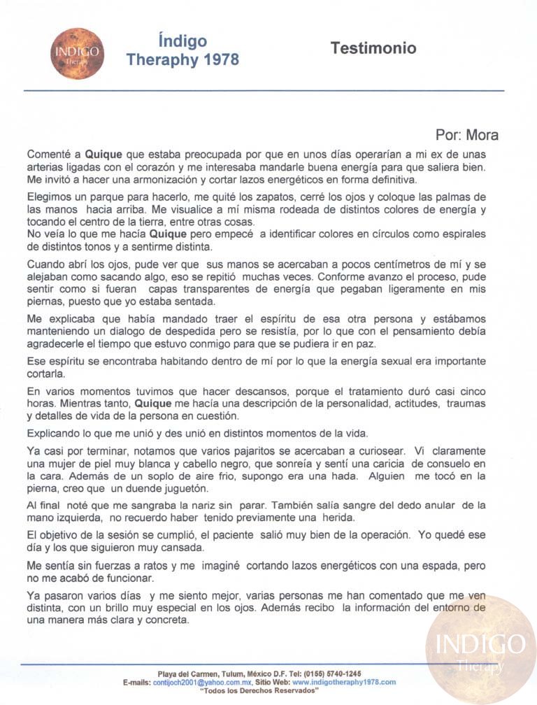 Testimonio 28 abril 2016