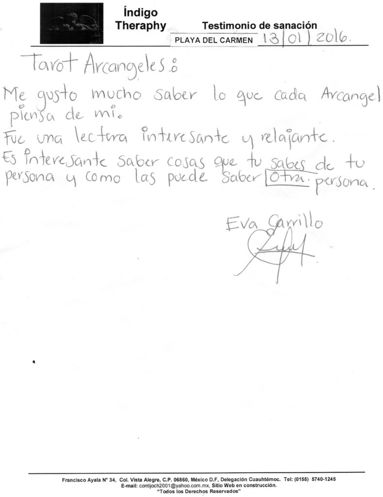 Testimonio 13 enero 2016