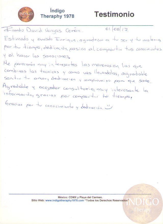 Testimonio 01 Agosto 2017