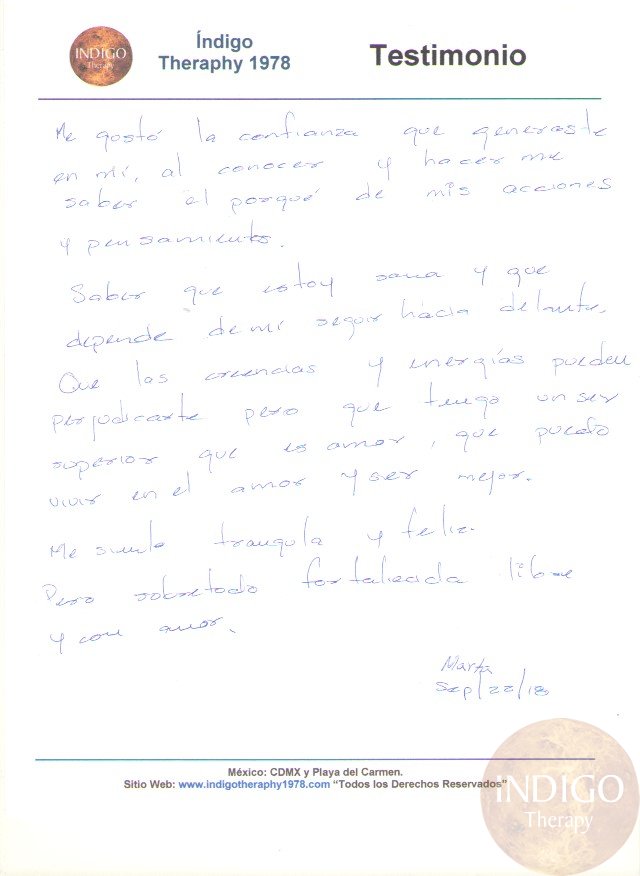 Testimonio 22 Septiembre 2017