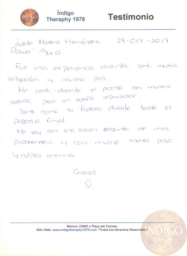 Testimonio 24 Octubre 2017